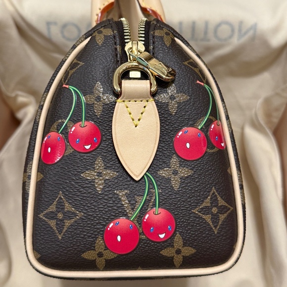 Louis Vuitton x Takashi Murakami 2025 Cherry Speedy Bandoulière 20 NEW in box - Picture 4 of 12